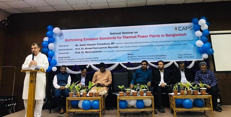 সব দূষণের বিবেচনায় বায়ূ দূষণের প্রভাব তিনগুণ বেশি: সাবের হোসেন চৌধুরী