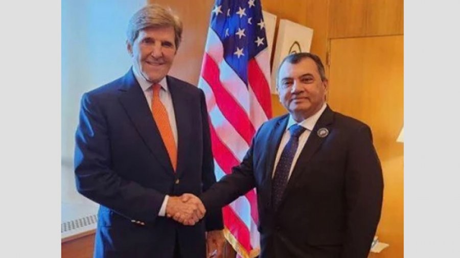ওয়াশিংটনে জন কেরির সঙ্গে সাবের হোসেন চৌধুরীর বৈঠক